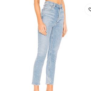 AGOLDE - Nico High Rise Slim Fit in EMBARK